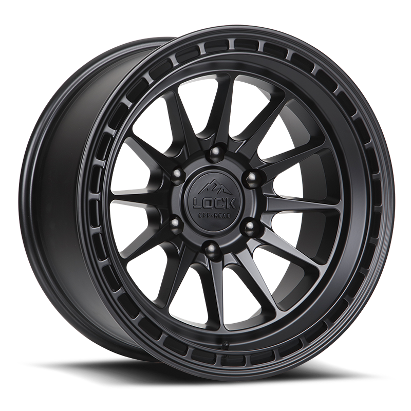 Lock Off-Road Wheels Baja Matte Black