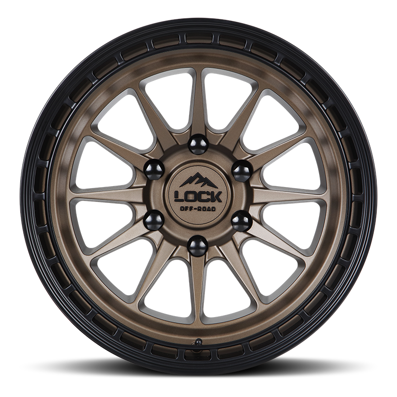 Lock Off-Road Wheels Baja Matte Desert Bronze