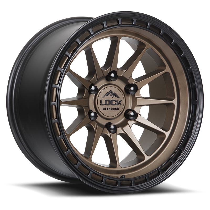 Lock Off-Road Wheels Baja Matte Desert Bronze