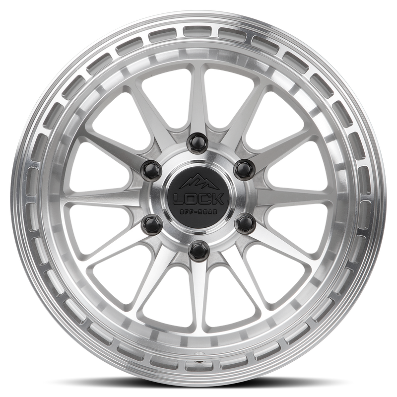 Lock Off-Road Wheels Baja Machine Face Polish