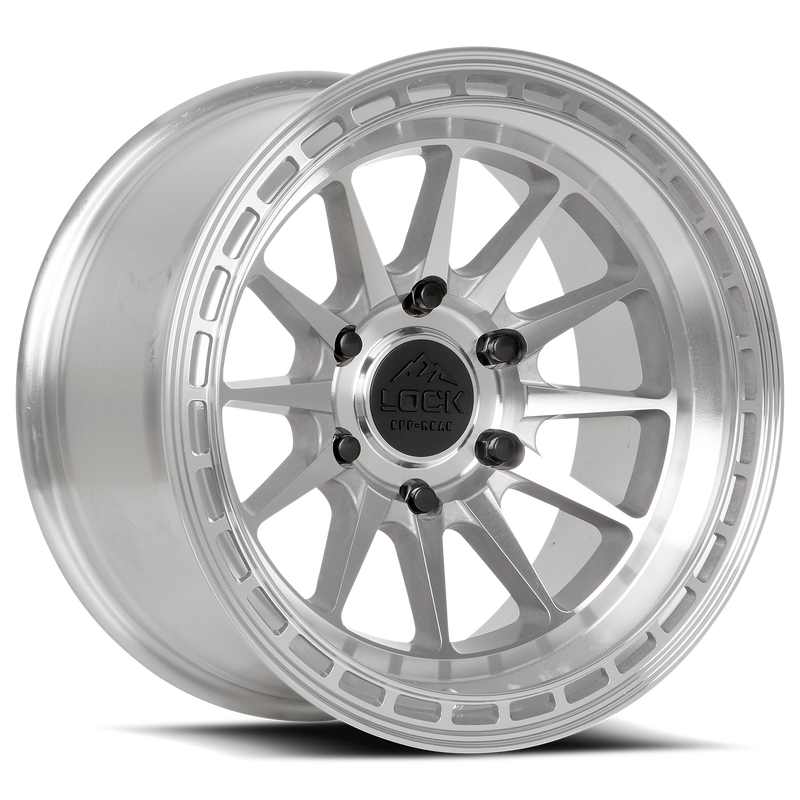 Lock Off-Road Wheels Baja Machine Face Polish
