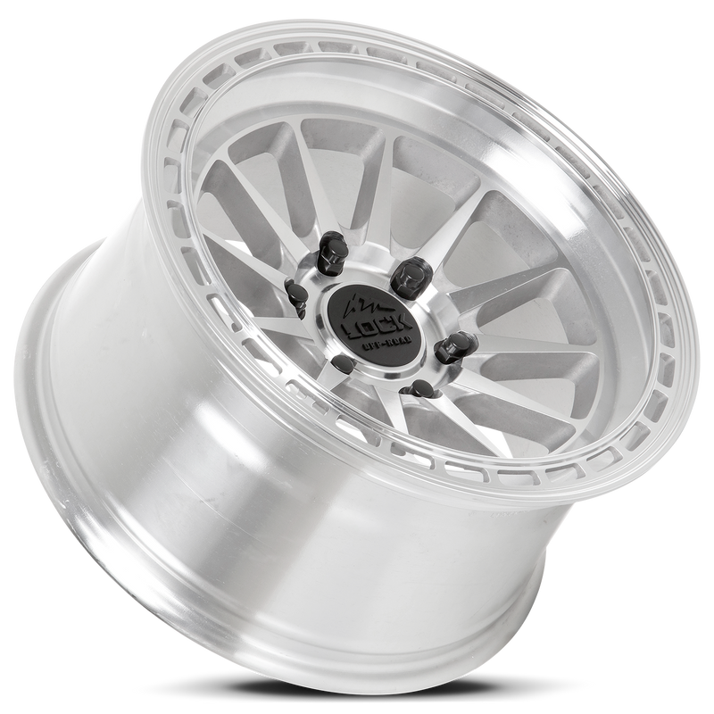 Lock Off-Road Wheels Baja Machine Face Polish