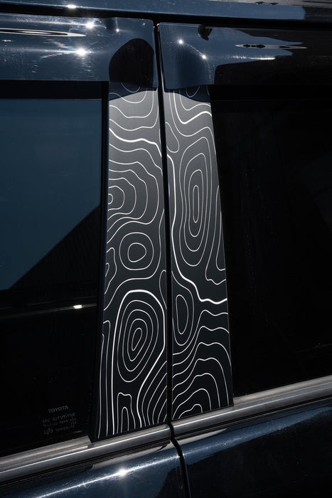 Vinyl Garage Topo B Pillar Decals For 4Runner (2010-2024)