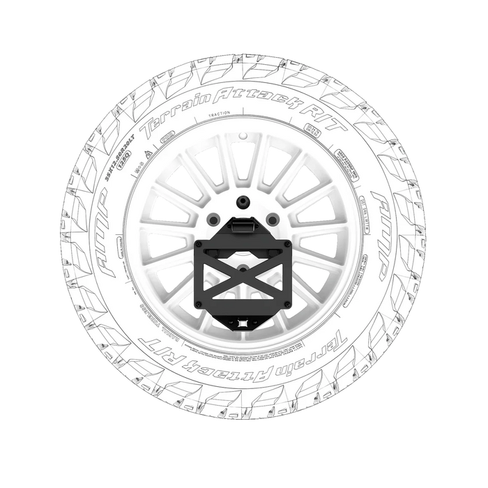 Body Armor Pro Series II Tire Carrier W/License Plate Holder for 4Runner (2010-2024)