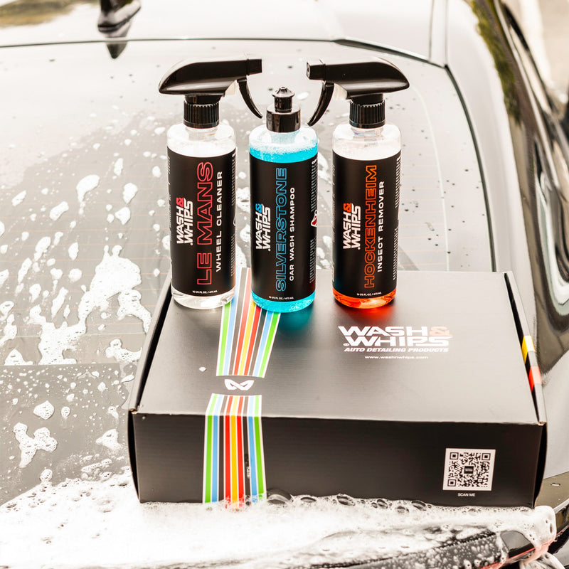 WASH&WHIPS 3-Step Car Care System