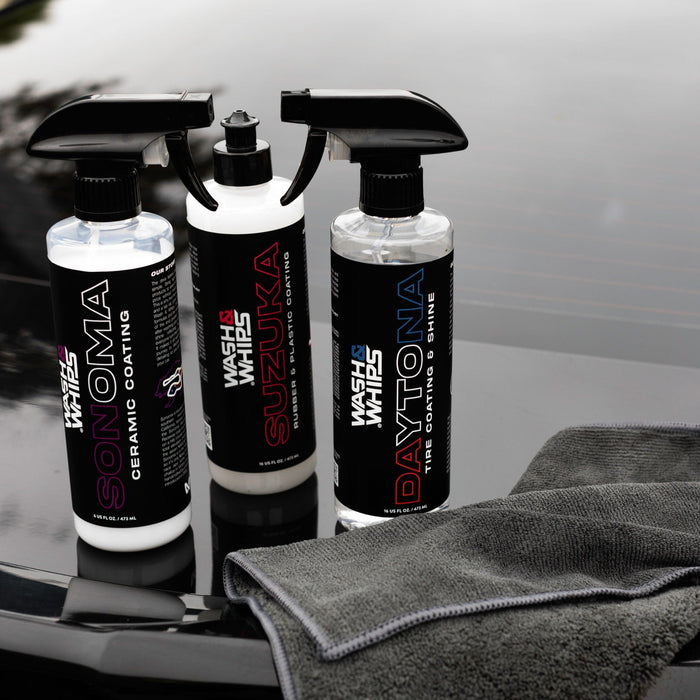 WASH&WHIPS 3-Step Car Care System