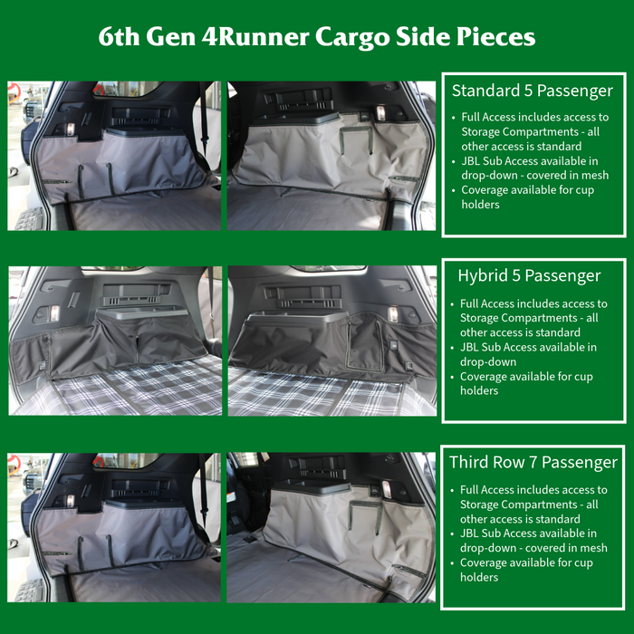 Canvasback Cargo Side Pieces For 4Runner (2025-Current)