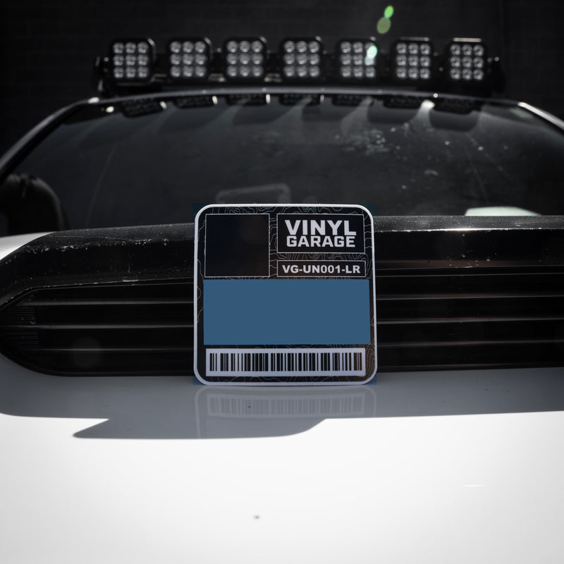 Vinyl Garage Glove Box Keyhole Cover (4th Gen & 6th Gen 4Runner)