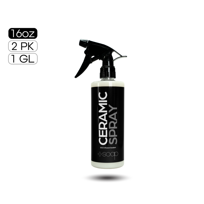 Plus Soap Ceramic Spray | (SiO₂ Hybrid Sealant)
