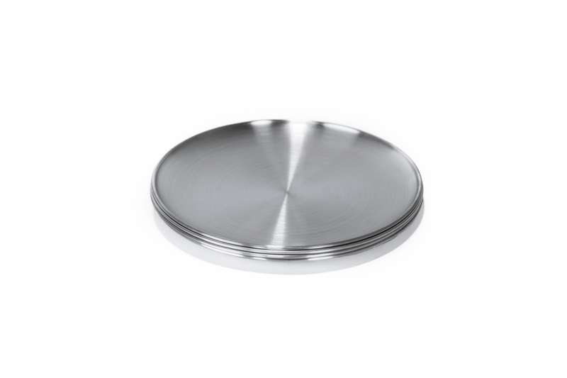 Freespirit Recreation Stainless Steel Chef Plate Set (4)