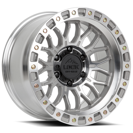 Lock Offroad Wheels Onyx Machine Face Polish