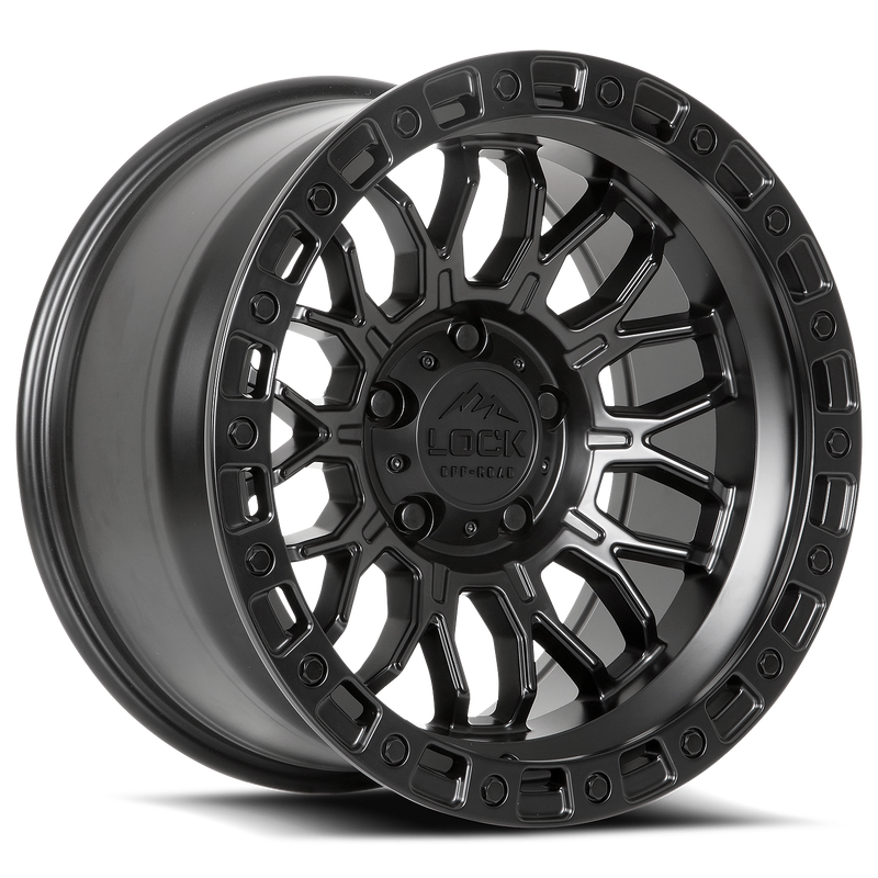 Lock Off-Road Wheels Combat Matte Black