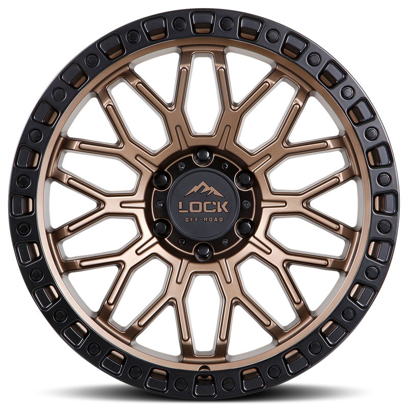 Lock Off-Road Wheels Combat Matte Bronze