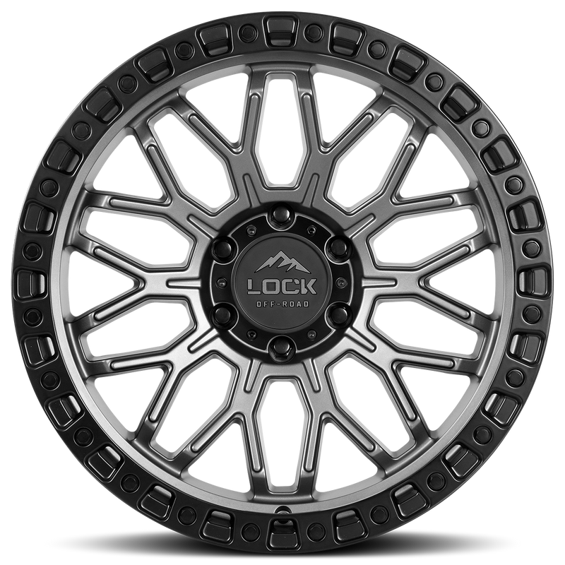 Lock Off-Road Wheels Combat Matte Grey