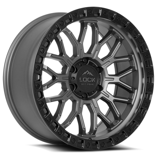 Lock Offroad Wheels Combat Matte Black