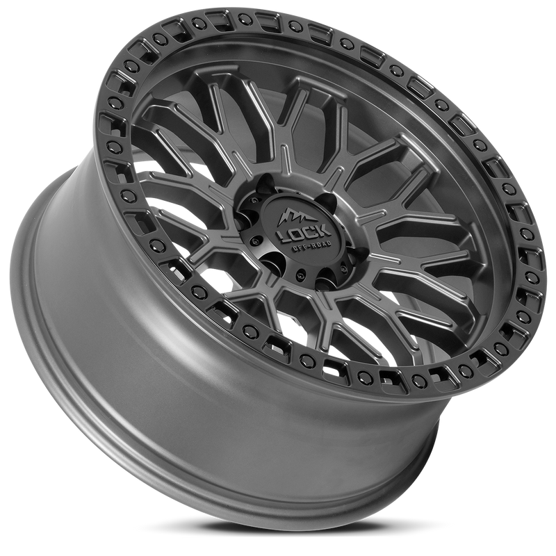Lock Off-Road Wheels Combat Matte Grey