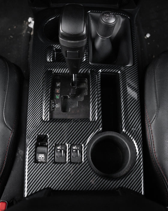 Cup Holder/Transfer Case Overlay (Manual Transfer Case) For 4Runner (2010-2024)