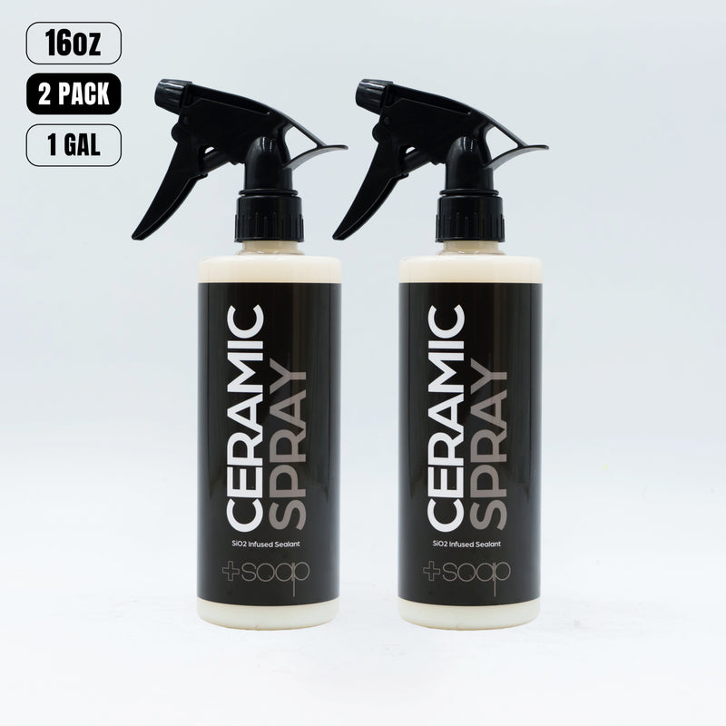 Plus Soap Ceramic Spray | (SiO₂ Hybrid Sealant)