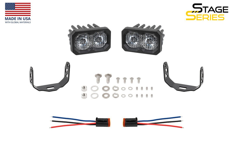 Diode Dynamics C2 2.0 SAE/DOT White Pro LED Pod (pair)