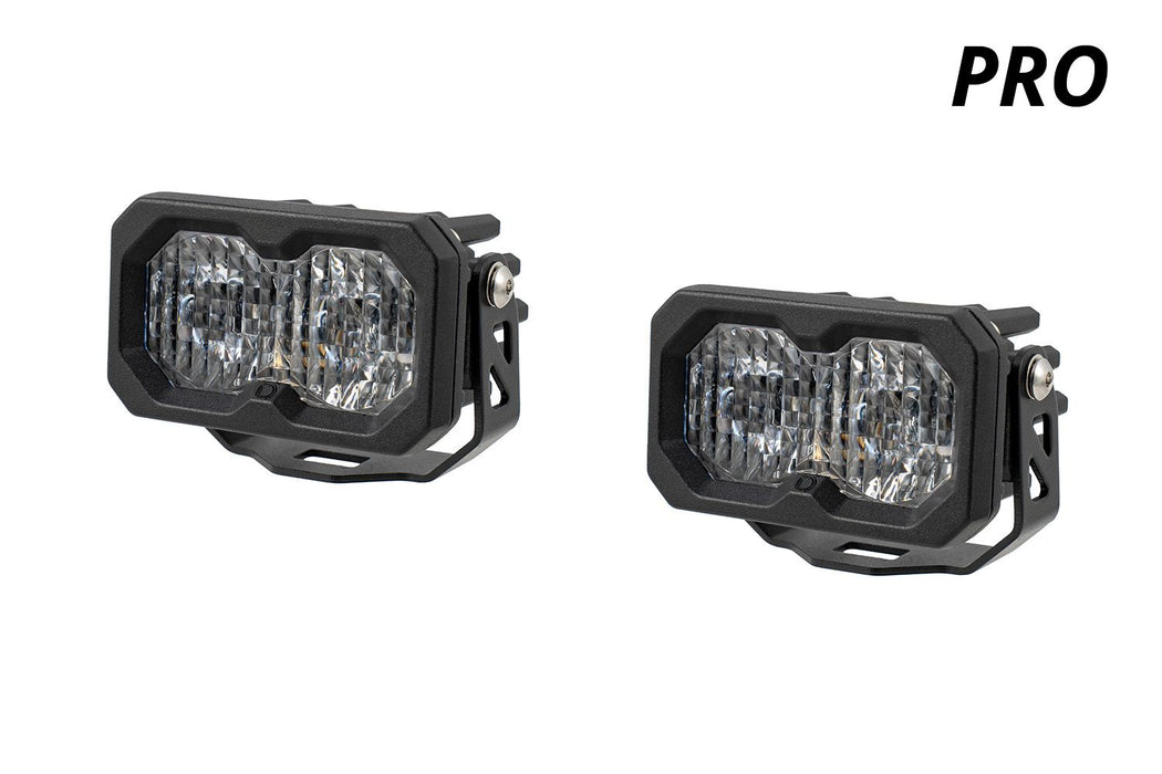 Diode Dynamics C2 2.0 SAE/DOT White Pro LED Pod (pair)