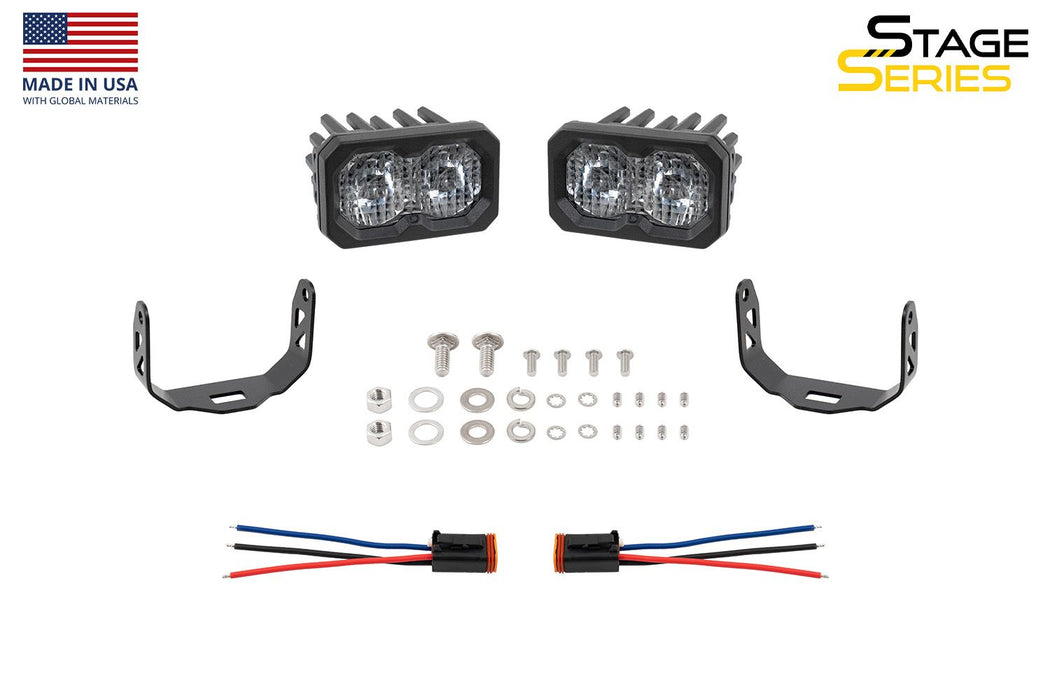 Diode Dynamics C2 2.0 SAE/DOT White Sport LED Pod (pair)