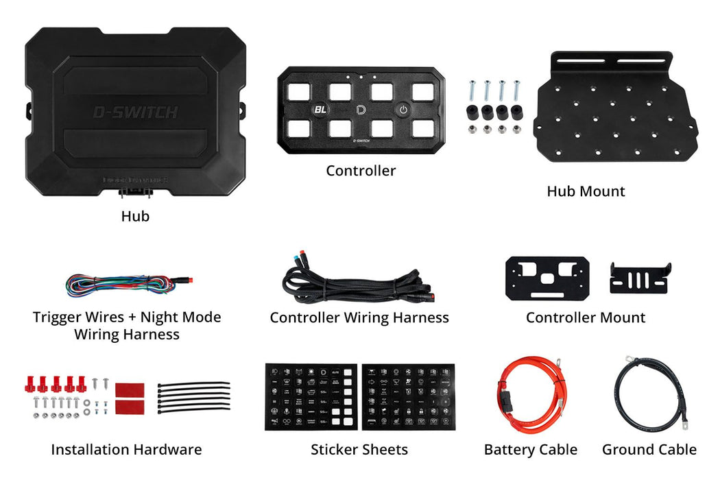 Diode Dynamics D-Switch Hub Mounting Kit for 4Runner (2025-Current)