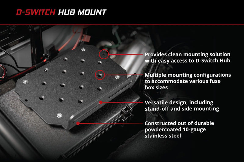 Diode Dynamics D-Switch Hub Mounting Kit For 4Runner (2025-Current)