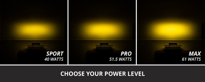 Diode Dynamics SS10 SAE/DOT Yellow LED Light Bar For 4Runner