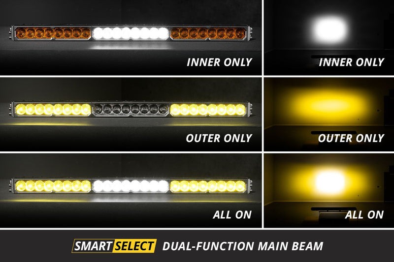 Diode Dynamics SS40 Dual-Color LED Light Bar For 4Runner