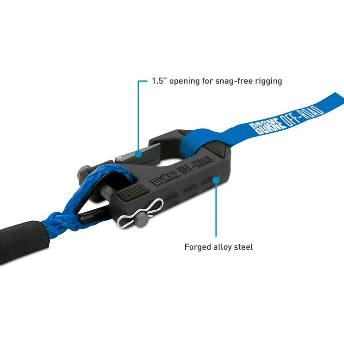 Borne Off Road Electric Winch with Synthetic Rope