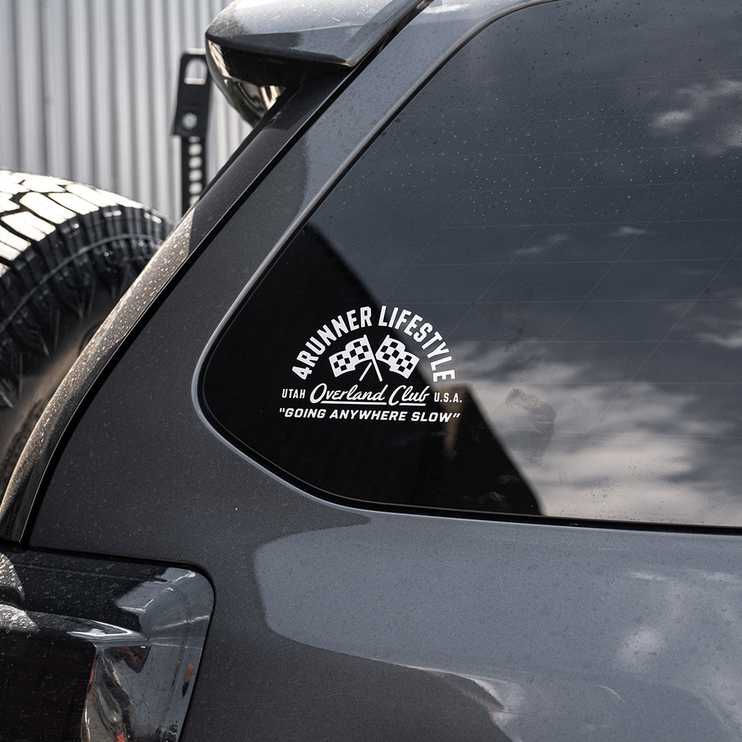 Overland Sticker 4Runner Lifestyle Overland Club Decal