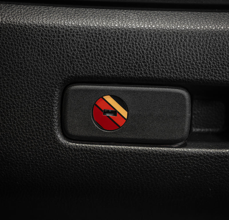 Vinyl Garage Glove Box Keyhole Cover (4th Gen & 6th Gen 4Runner)