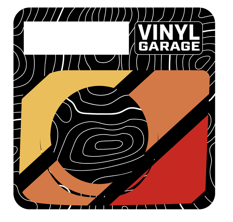 Vinyl Garage Start/Stop Button Overlay For 4Runner (2025-Current)