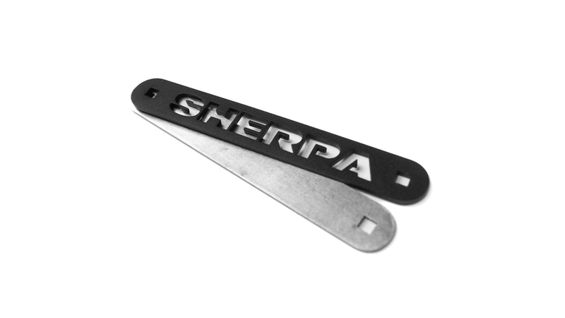 Sherpa Nameplate
