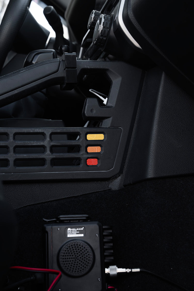 Vinyl Garage Center Console Molle Decal For 4Runner (2025-Current)