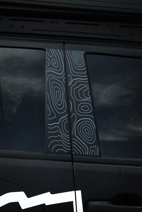 Vinyl Garage Topo B Pillar Decals For 4Runner (2025-Current)