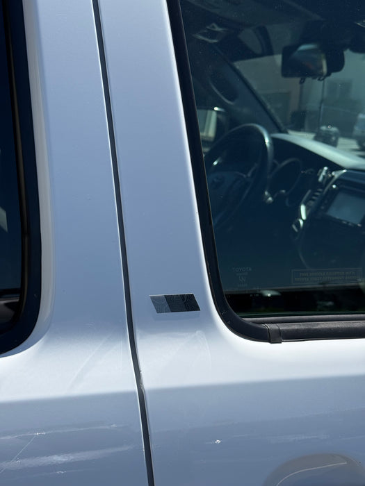 Vinyl Garage B Pillar Three Stripe Decal