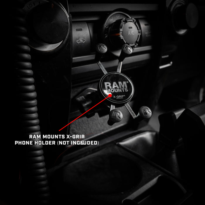 4Runner Lifestyle Top Cubby Ramball Mount For 4Runner (2010-2024)