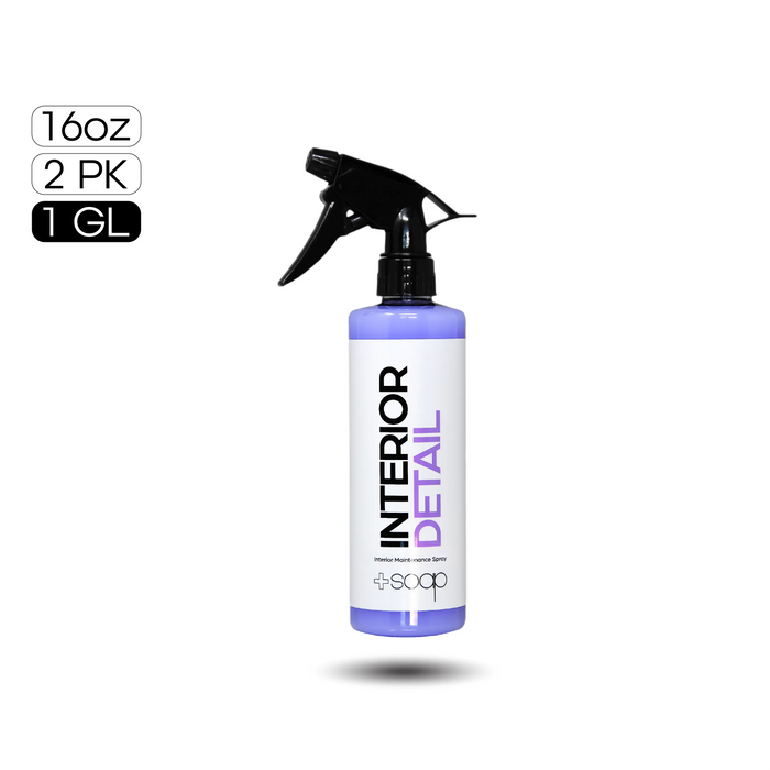 Plus Soap Interior Detail Spray | Dashboard & Trim Detailer