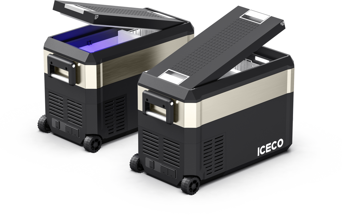 ICECO JP40 Pro Dual Zone Wheeled Portable Freezer With Cover 40 LT