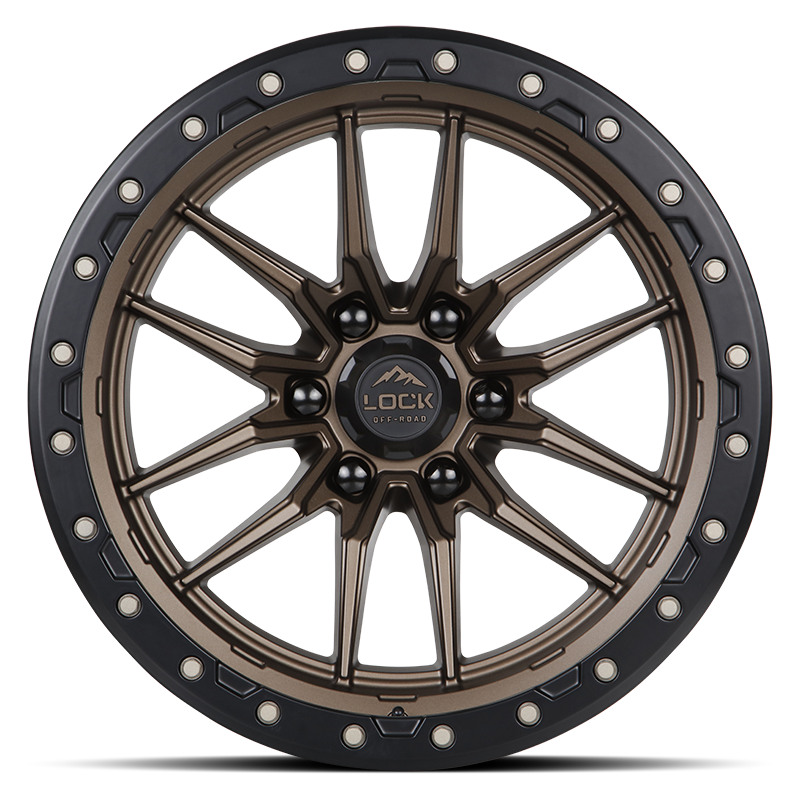 Lock Off-Road Wheels Krawler Matte Bronze