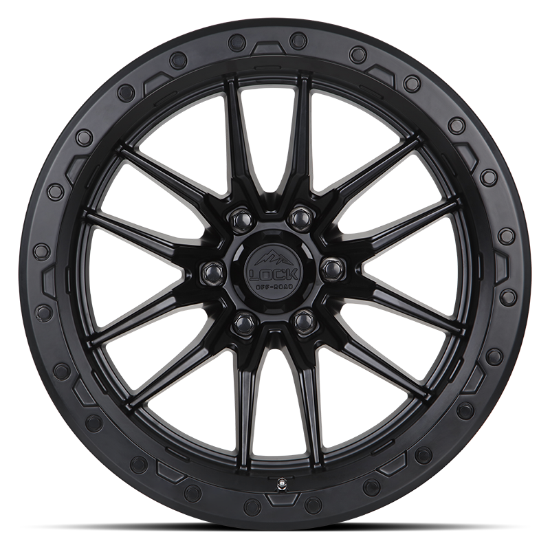 Lock Off-Road Wheels Krawler Matte Black