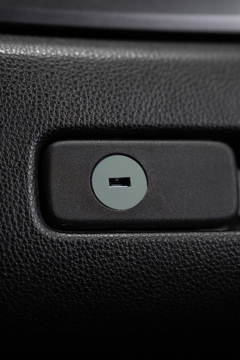 Vinyl Garage Glove Box Keyhole Cover