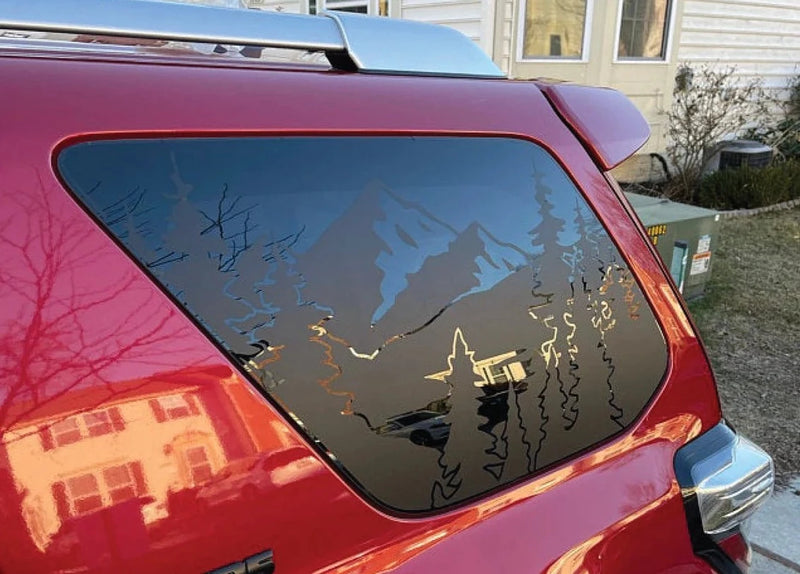 Rear Quarter Panel Window Decals For 4Runner (2010-2024)