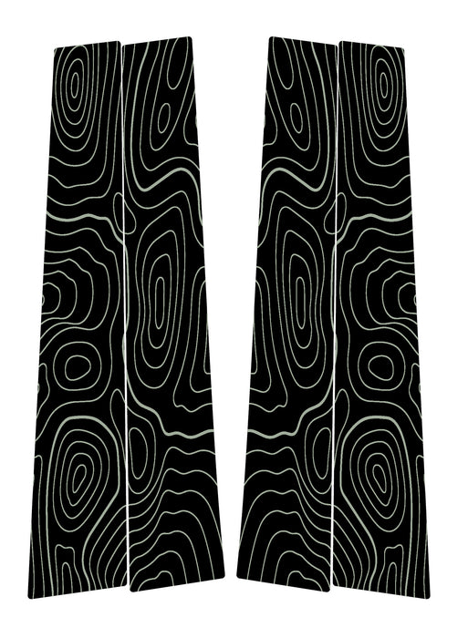 Vinyl Garage Topo B Pillar Decals For 4Runner (2010-2024)
