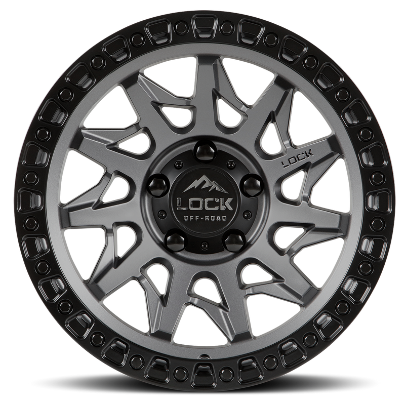 Lock Off-Road Wheels Lunatic Matte Grey