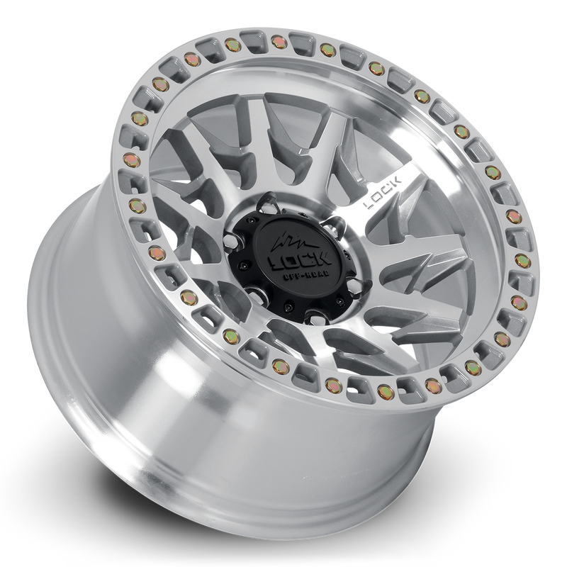 Lock Off-Road Wheels Lunatic Machine Face Polish