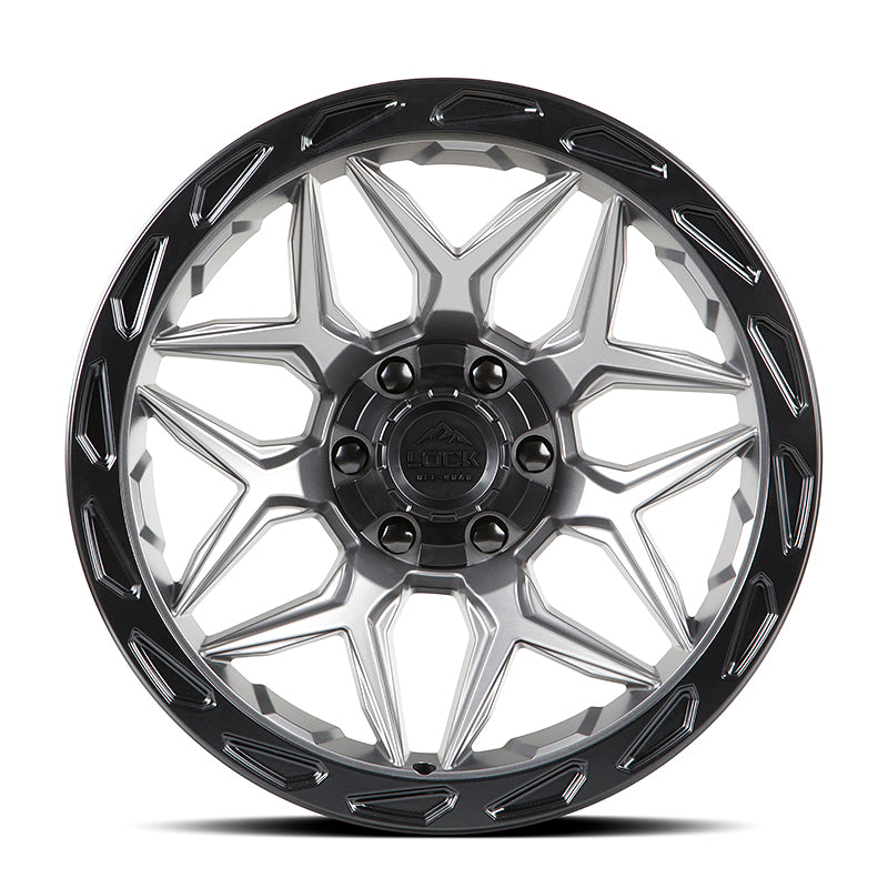 Lock Off-Road Wheels Matrix Matte Grey