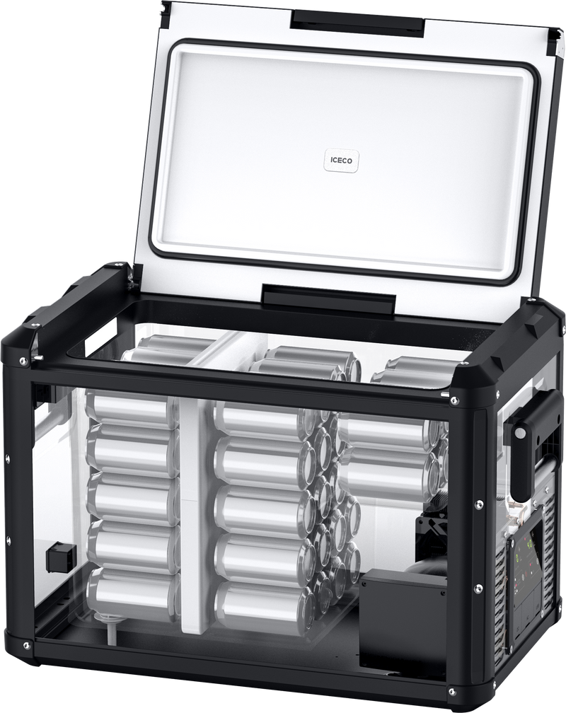 ICECO VL45ProD Dual Zone Portable Freezer Black