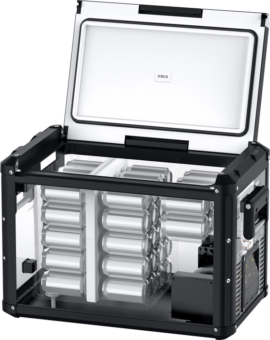 ICECO VL45ProD Dual Zone Portable Freezer Black